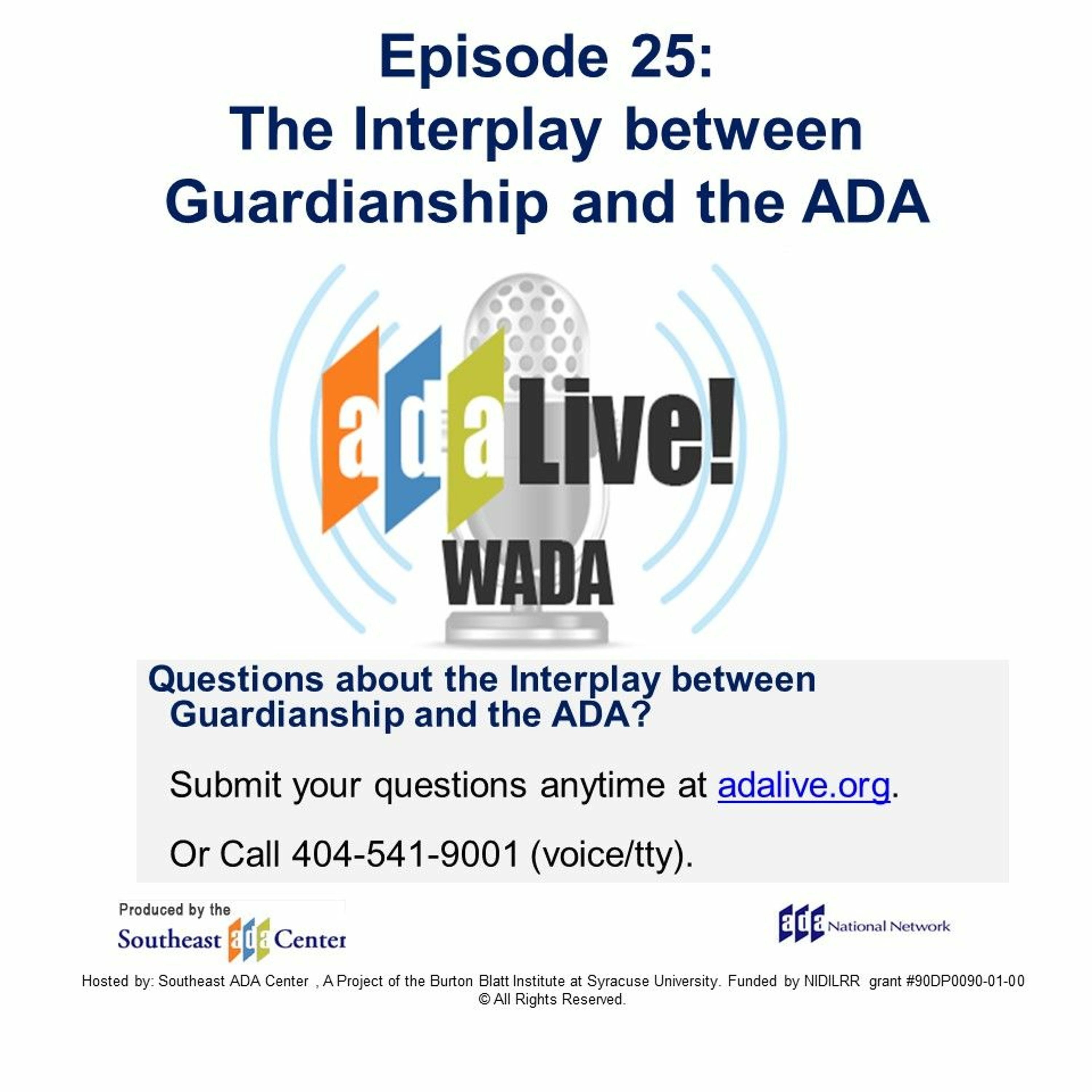 Episode 25: The Interplay between guardianship and the ADA episode artwork