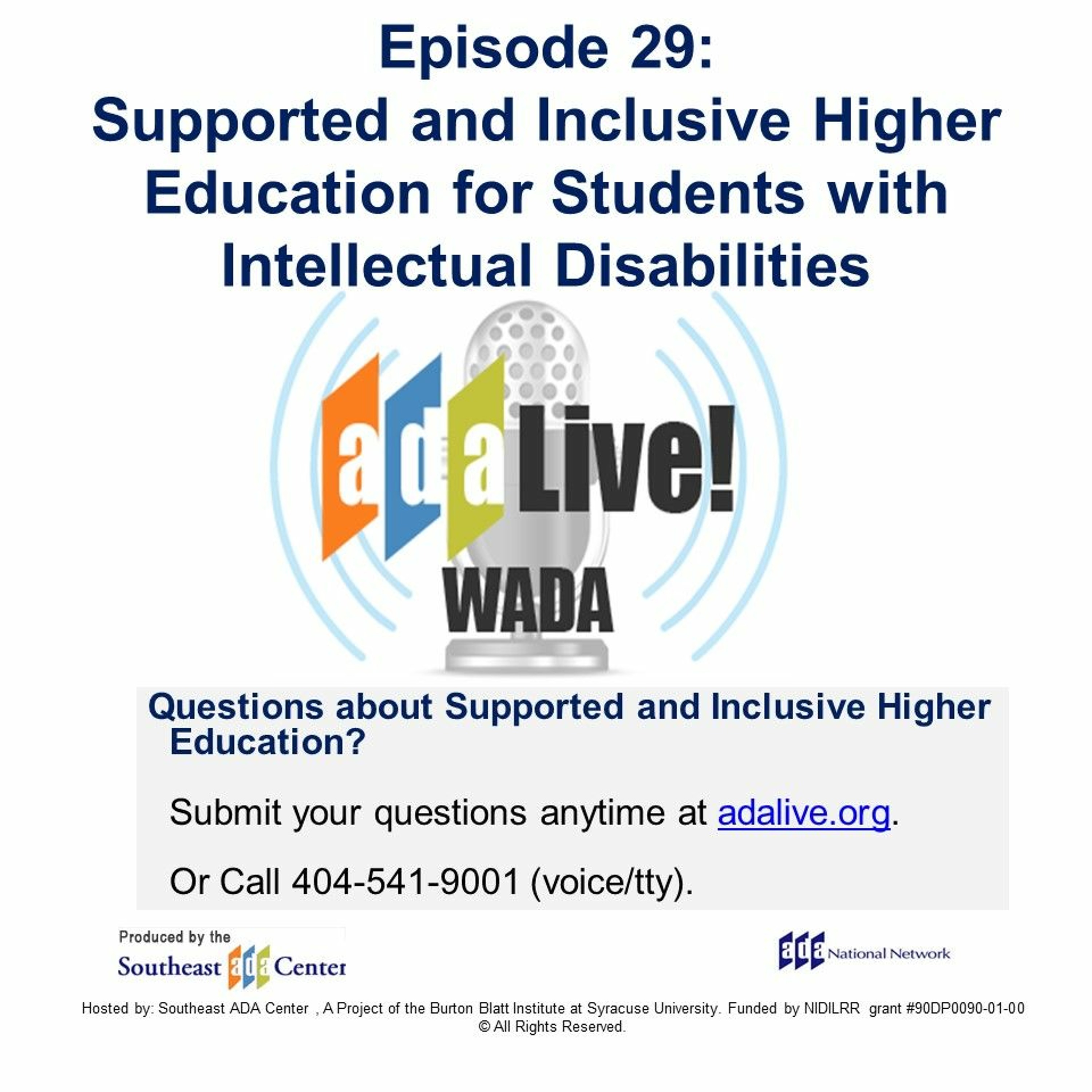 Episode 29: Supported and Inclusive Education for Students with Intellectual Disabilities episode artwork