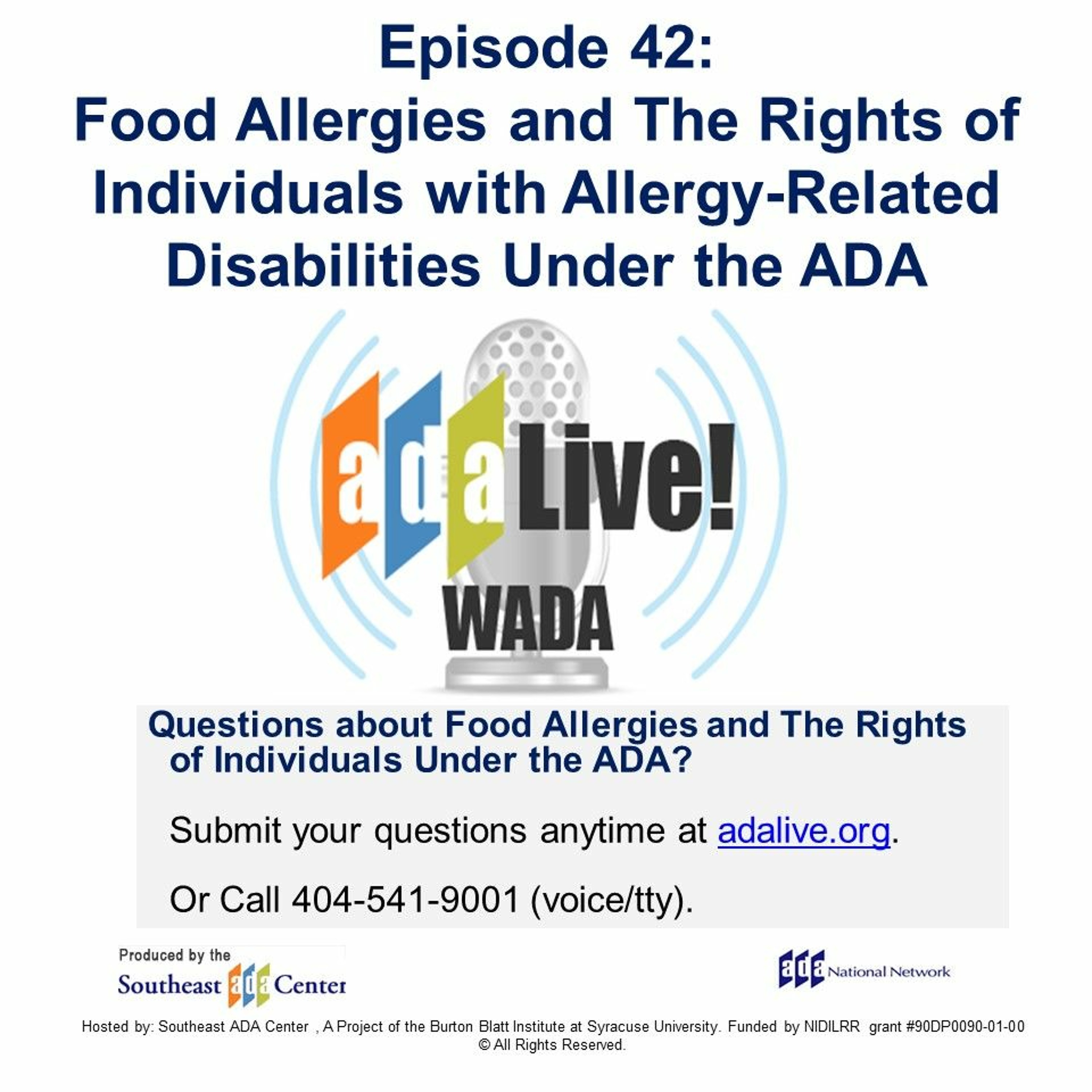 Episode 42: Food Allergies episode artwork