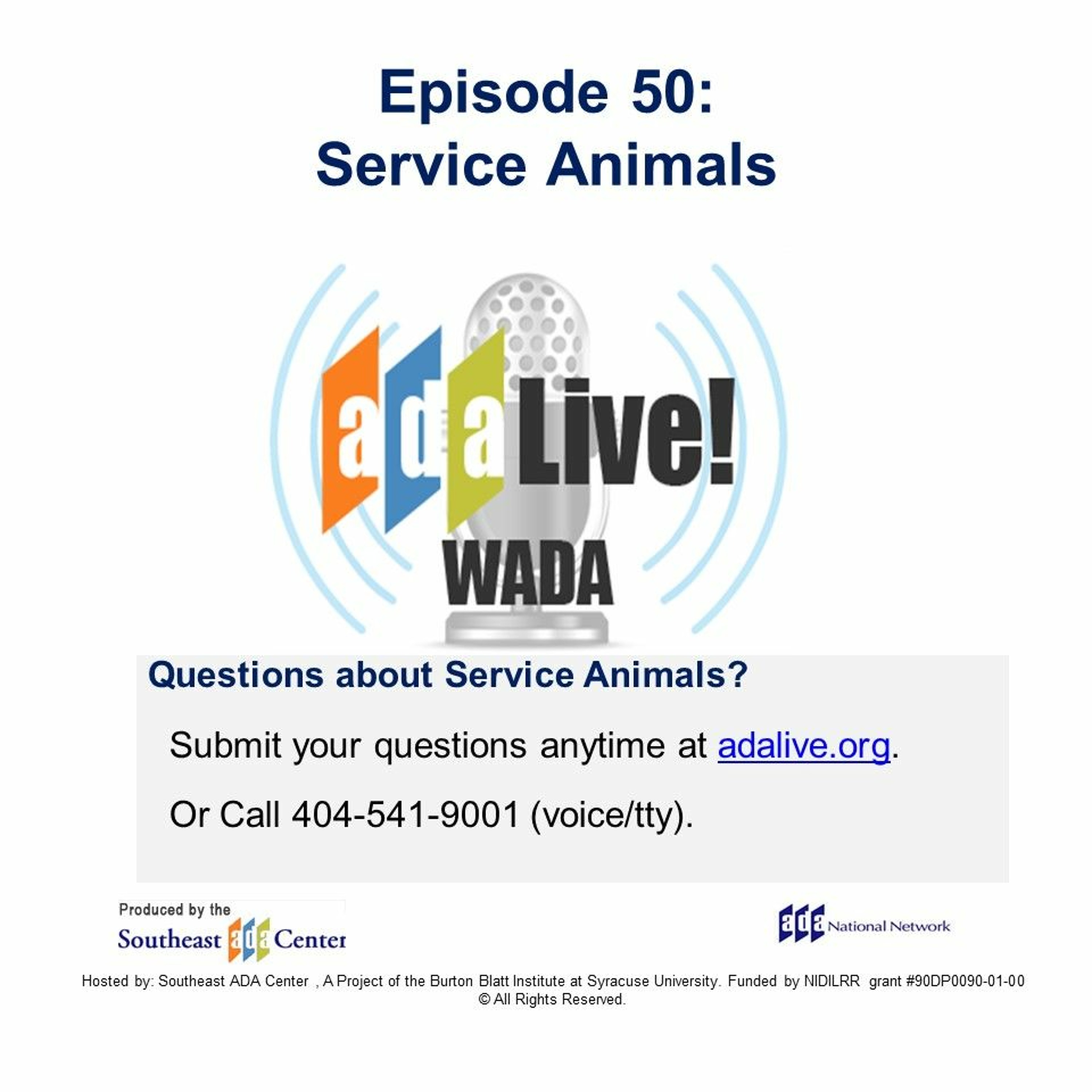 Episode 50: Service Animals episode artwork
