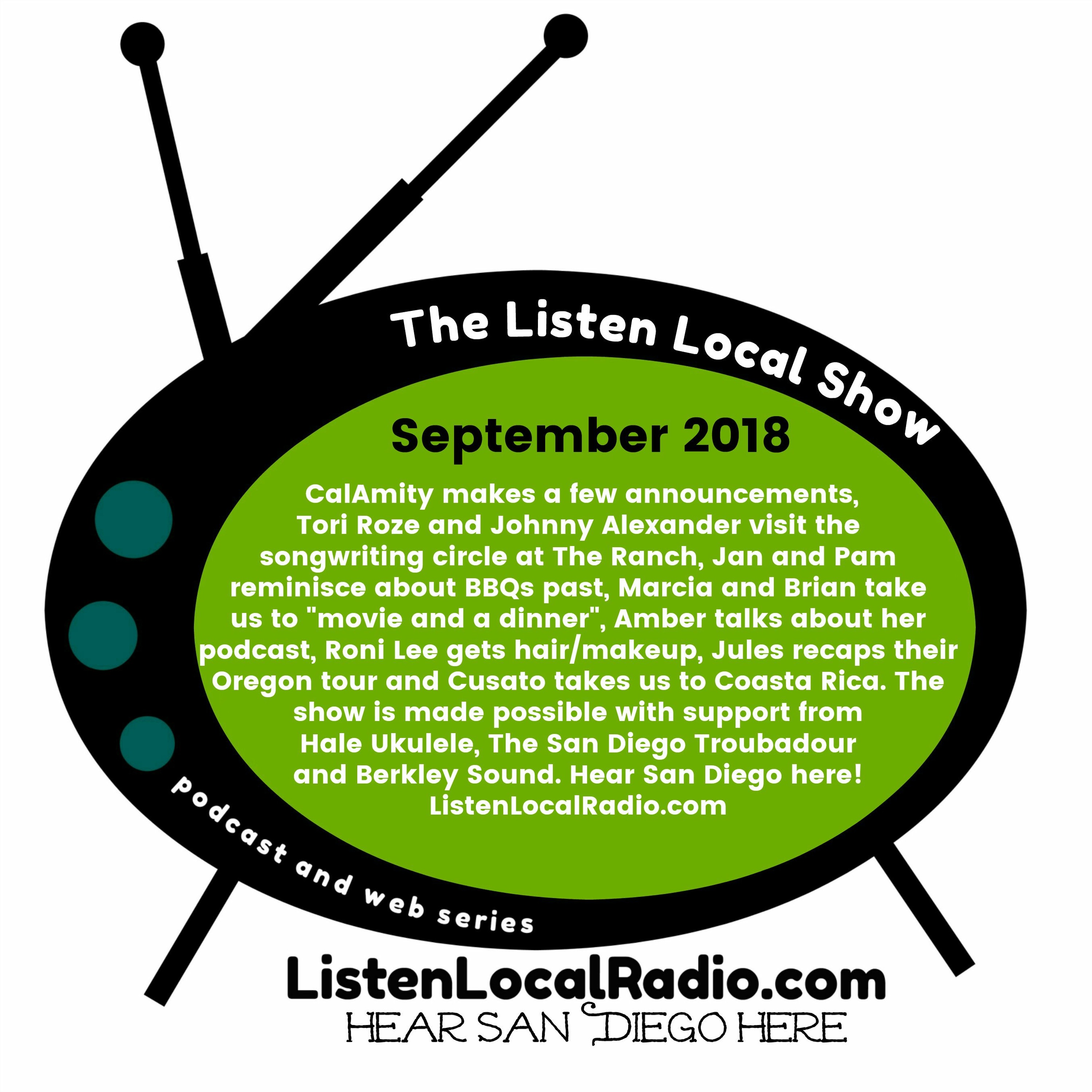 The Listen Local Show September 2018 episode artwork