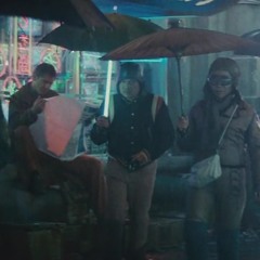 it rains and the space ship arrives in just 10 minutes