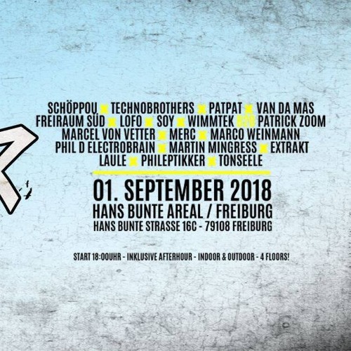 Schöppou@01.09.18-Summer Closing 2018 Hans-Bunte-Areal Freiburg
