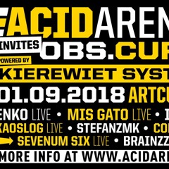 Stefan ZMK @ OBS.CUR 10Years @ Acid Arena - Art Cube Gent 2018 [ industrial | acidtekno | hardcore ]
