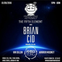 Ian Dillon at progressive astronaut presents the fifth element with Brian Cid & Amber Long