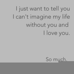 I never thought I was good enough for you ... 😢 s.....