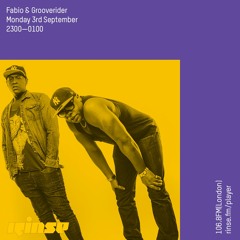 Fabio & Grooverider - 3rd September 2018