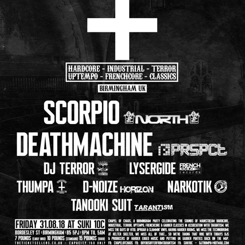 Narkotik @ Chapel Of Chaos 31.08.18 (Next event 14.12.18)