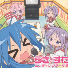 Lucky - Star - Ending - 1-uchuu - Tetsujin - Kyodain - Konata - Izumi
