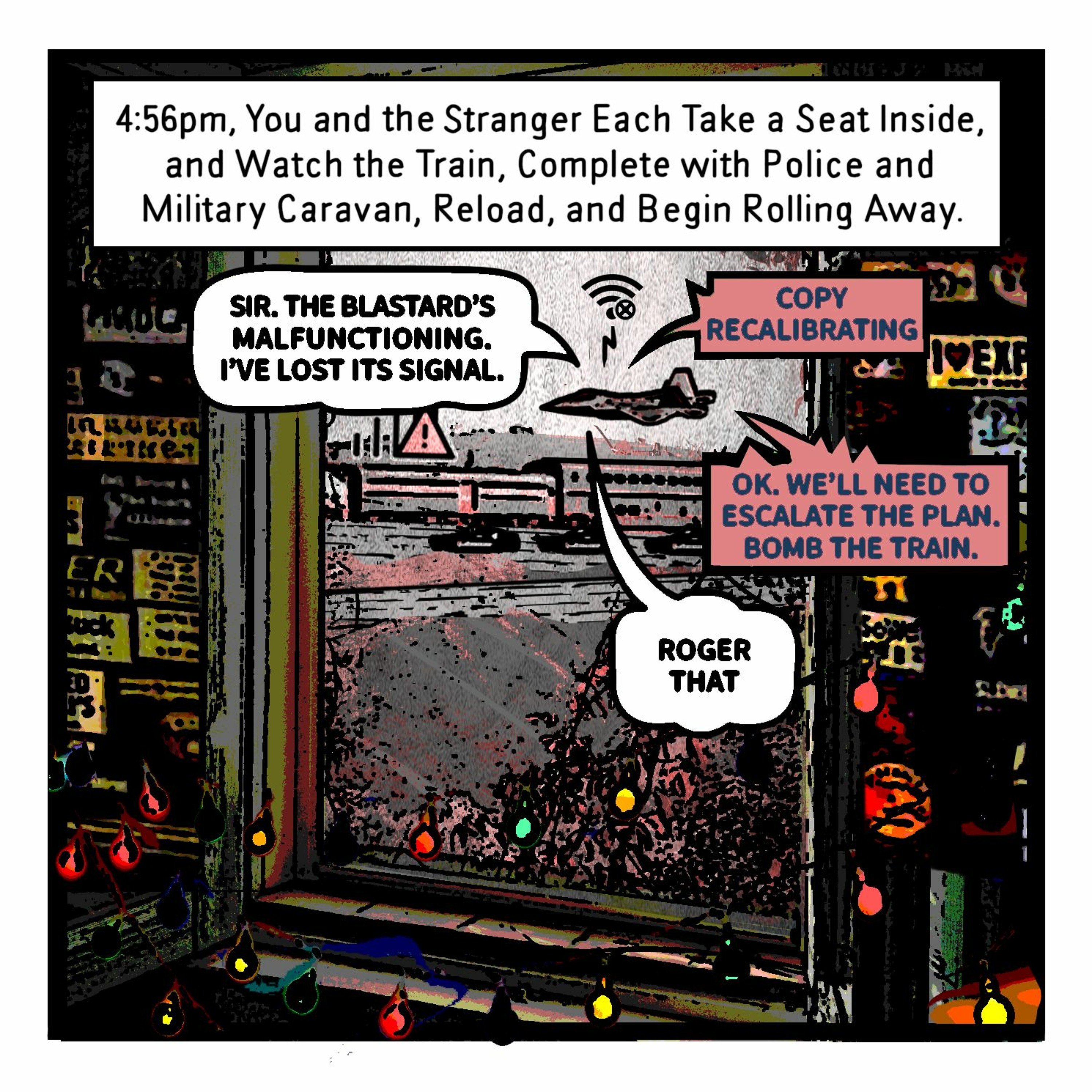 THE BUREAU: 4:56pm, You and the Stranger Each Take a Seat Inside the Bar. episode artwork