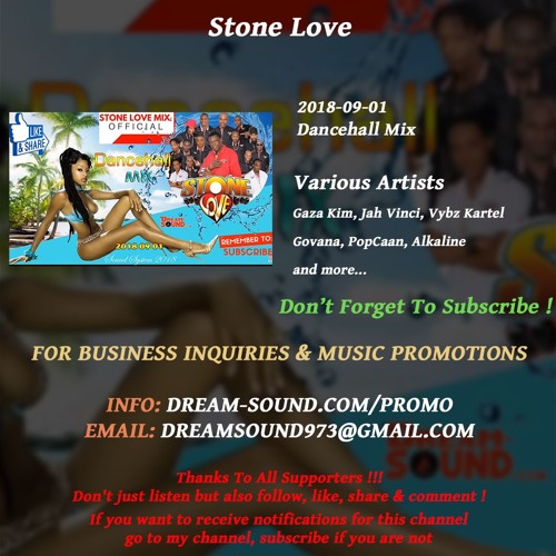 Stone Love  - 2018-09-01-Dancehall Mix (Sound System) Gaza Kim, Jah Vinci, Vybz Kartel