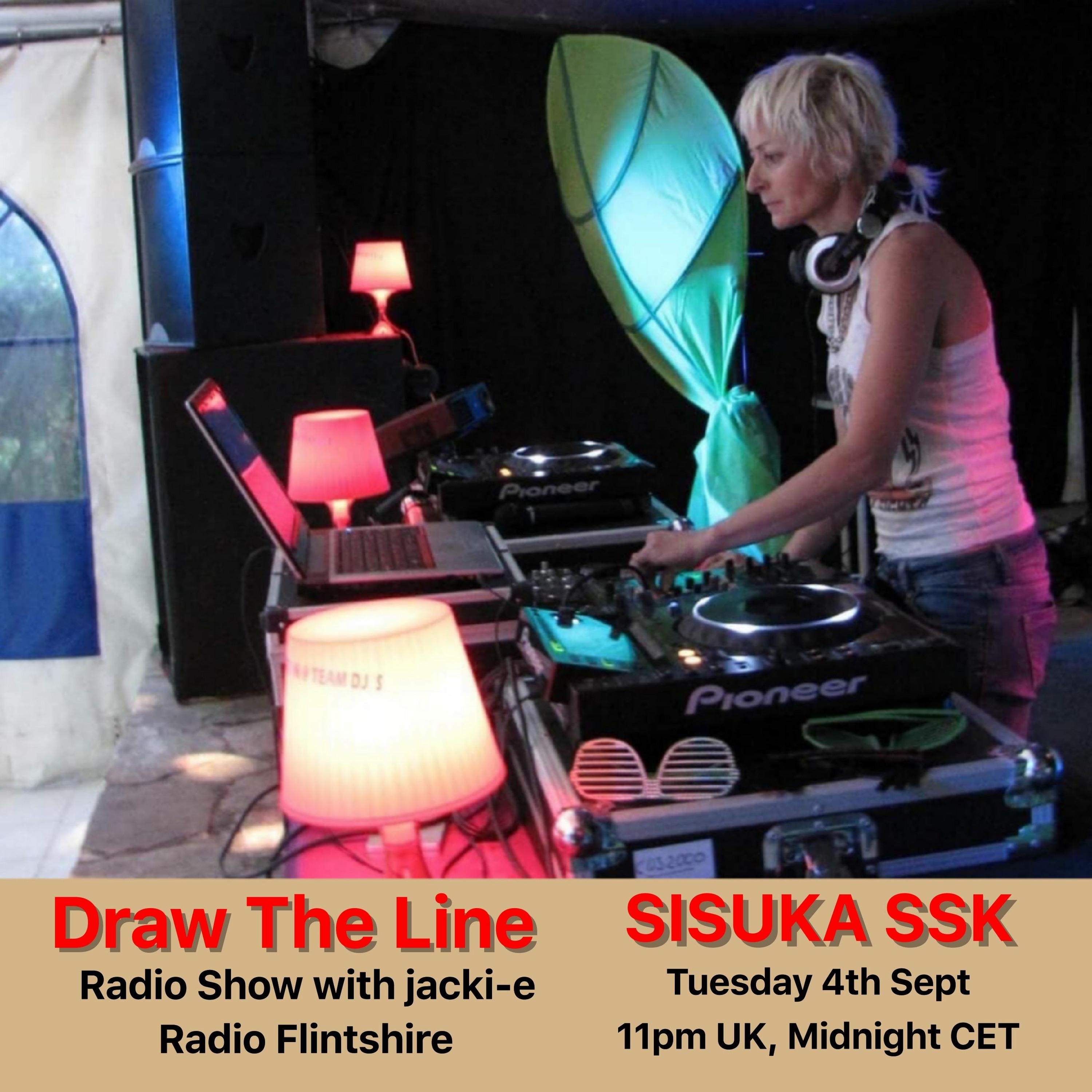 Jacki-E and Draw The Line Radio Show