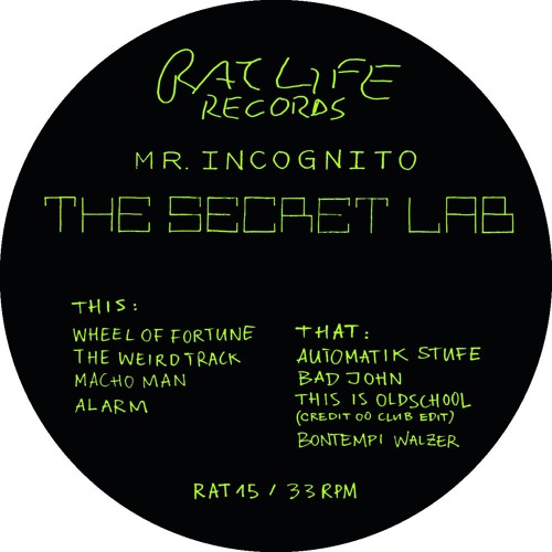 Mr. Incognito - The Secret Lab (Rat15)