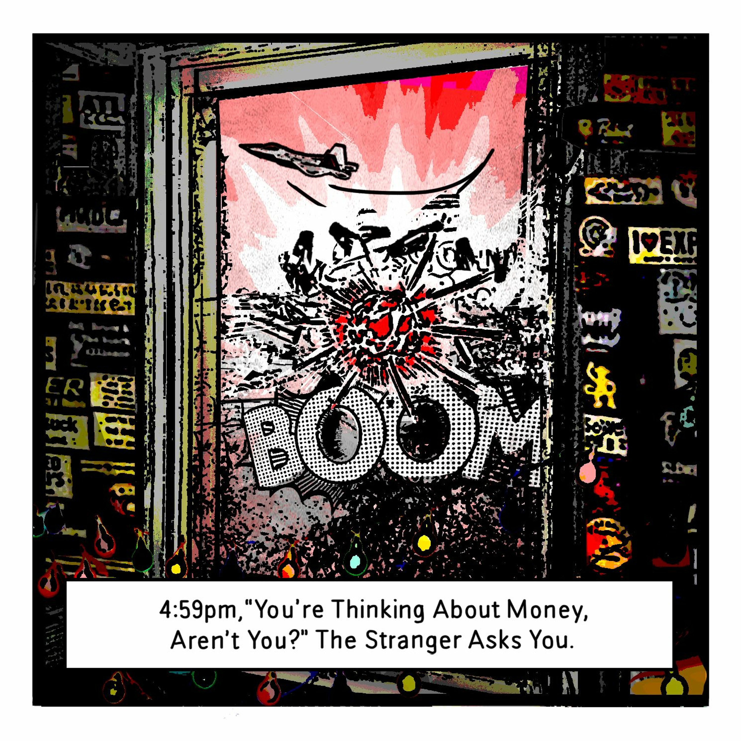 THE BUREAU: 4:59pm, "You're Thinking About Money, Aren't You?" The Stranger Asks You. episode artwork