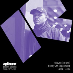 Heavee from Teklife - 7th September 2018