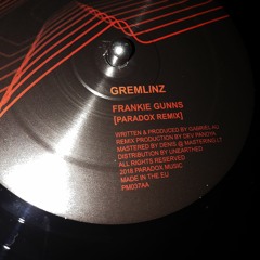 Gremlinz - 'Frankie Gunns [Paradox Remix]' (Paradox Music 12" 037)