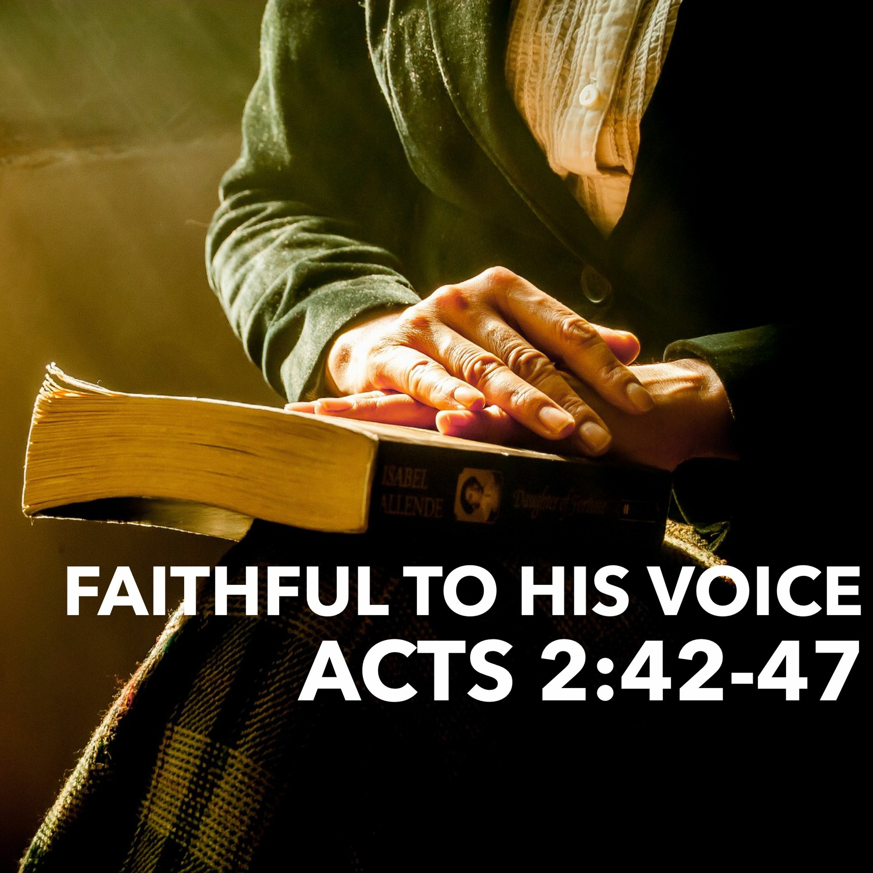 Faithfulness to His Voice, Acts 2:42-47 episode artwork