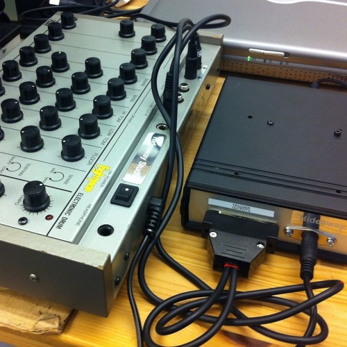 1983 Pearl Fightman FM8 & UP5X Drums: Prototype MIDI To Velocity Trig I/F