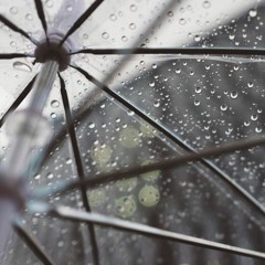 Low-end drone, created from the natural sound of rain