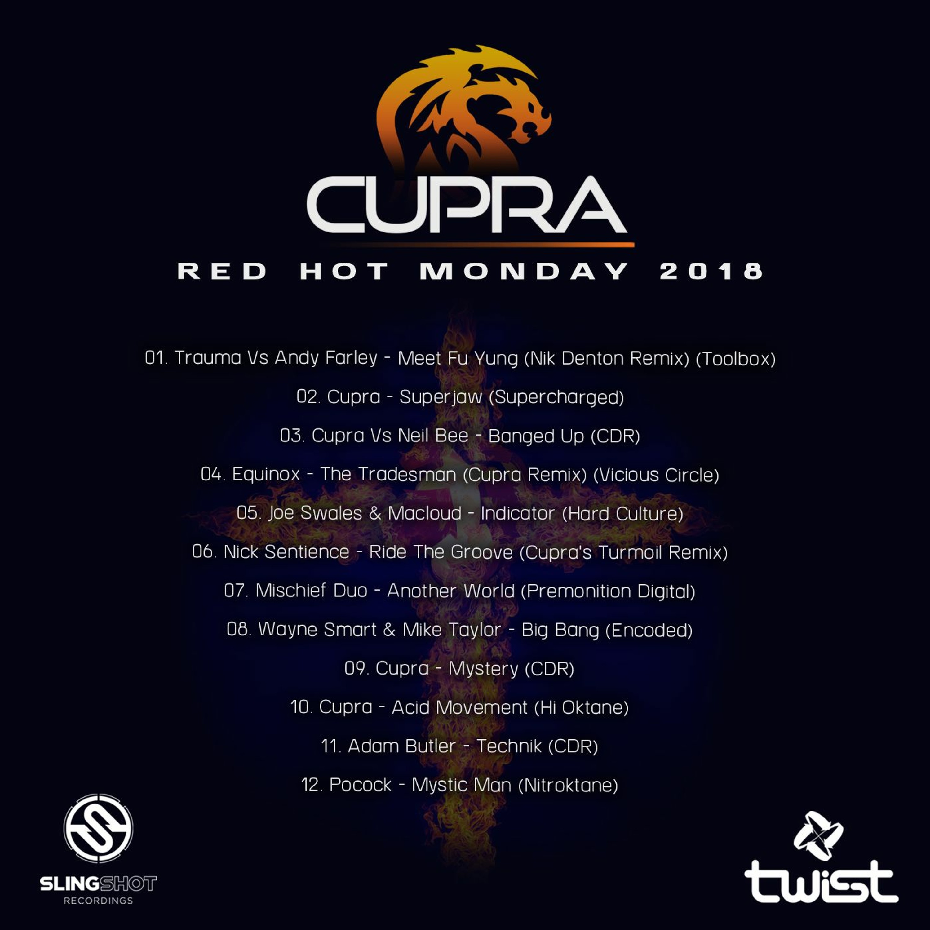 Cupra @ Twist - Red Hot Monday 2018 episode artwork