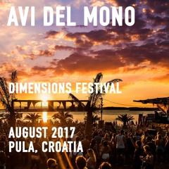 Dimensions Festival - Beach Stage Set - 30th August 2017