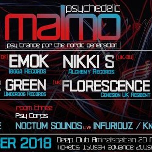 Closing set @ Psychedelic Malmo - Sweden - 7th Sep 2018