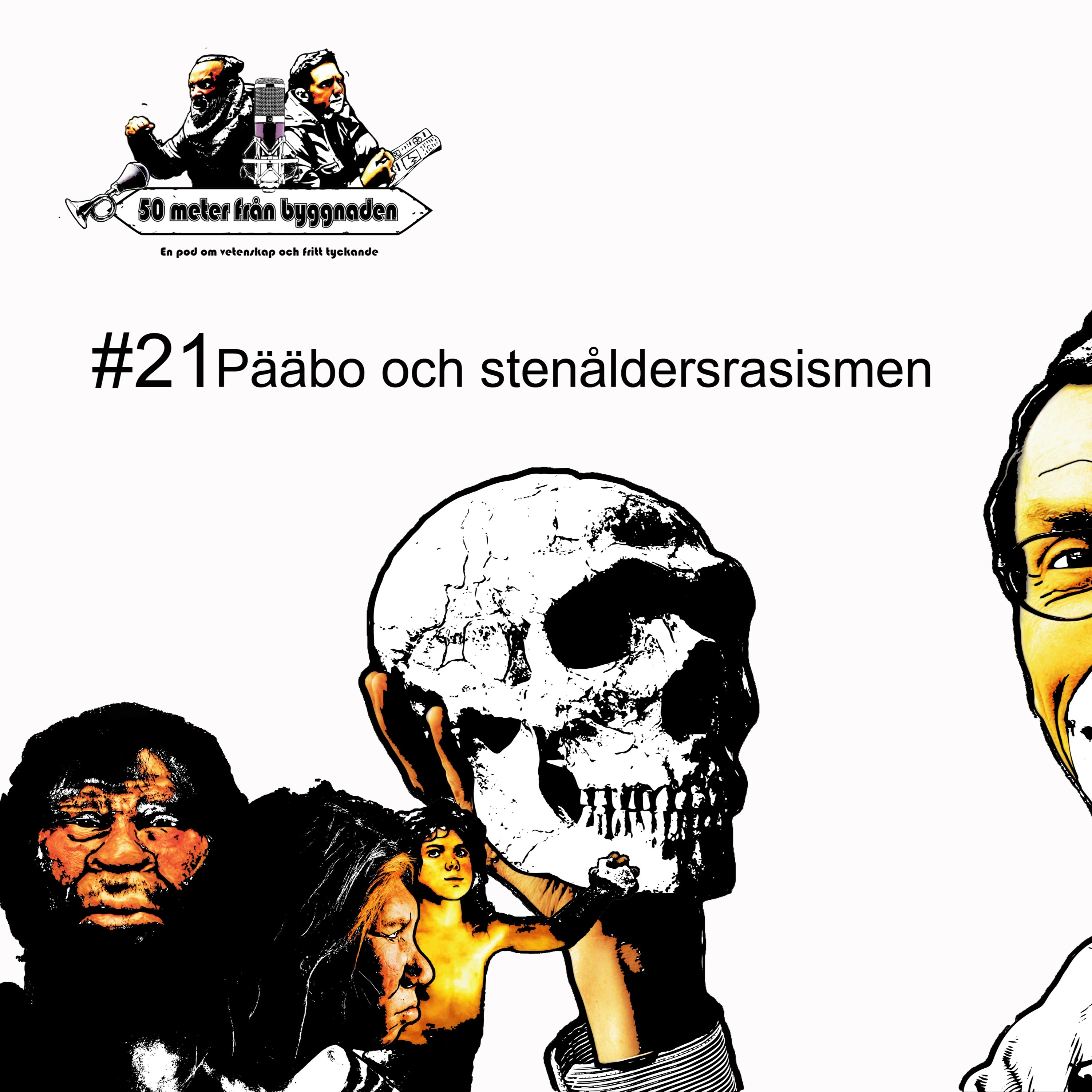 50 meter från byggnaden