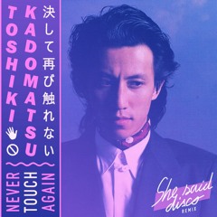 Toshiki Kadomatsu 角松 敏生 - Never Touch Again (She said disco remix)