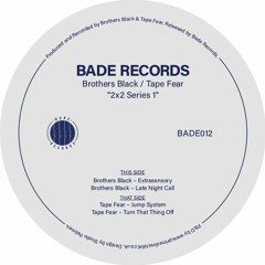 BADE012: Various Artists - '2 x 2 Series 1'