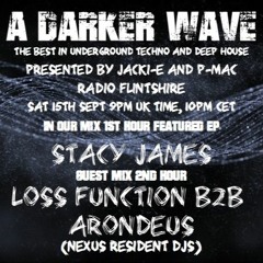 #187 A Darker Wave 15-09-2018 (guest mix 2nd hr Nexus, featured EP 1st hr Stacy James)