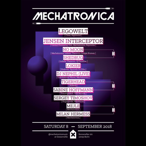 Jensen Interceptor DJ Set - Mechatronica @ Griessmühle, Sep. 8th 2018