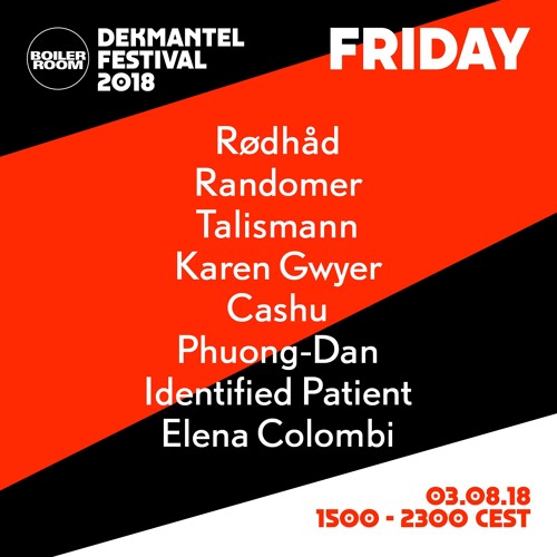 Cashu | Boiler Room x Dekmantel Festival 2018