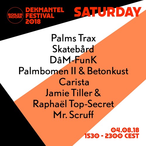 Stream Palms Trax | Boiler Room x Dekmantel Festival 2018 by Boiler Room |  Listen online for free on SoundCloud