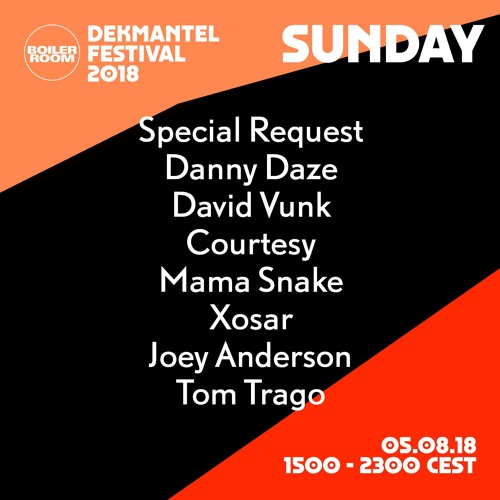 Special Request | Boiler Room x Dekmantel Festival 2018