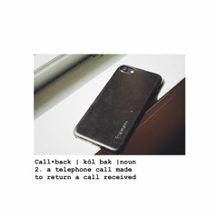Call Back (Prod.Youthlee)