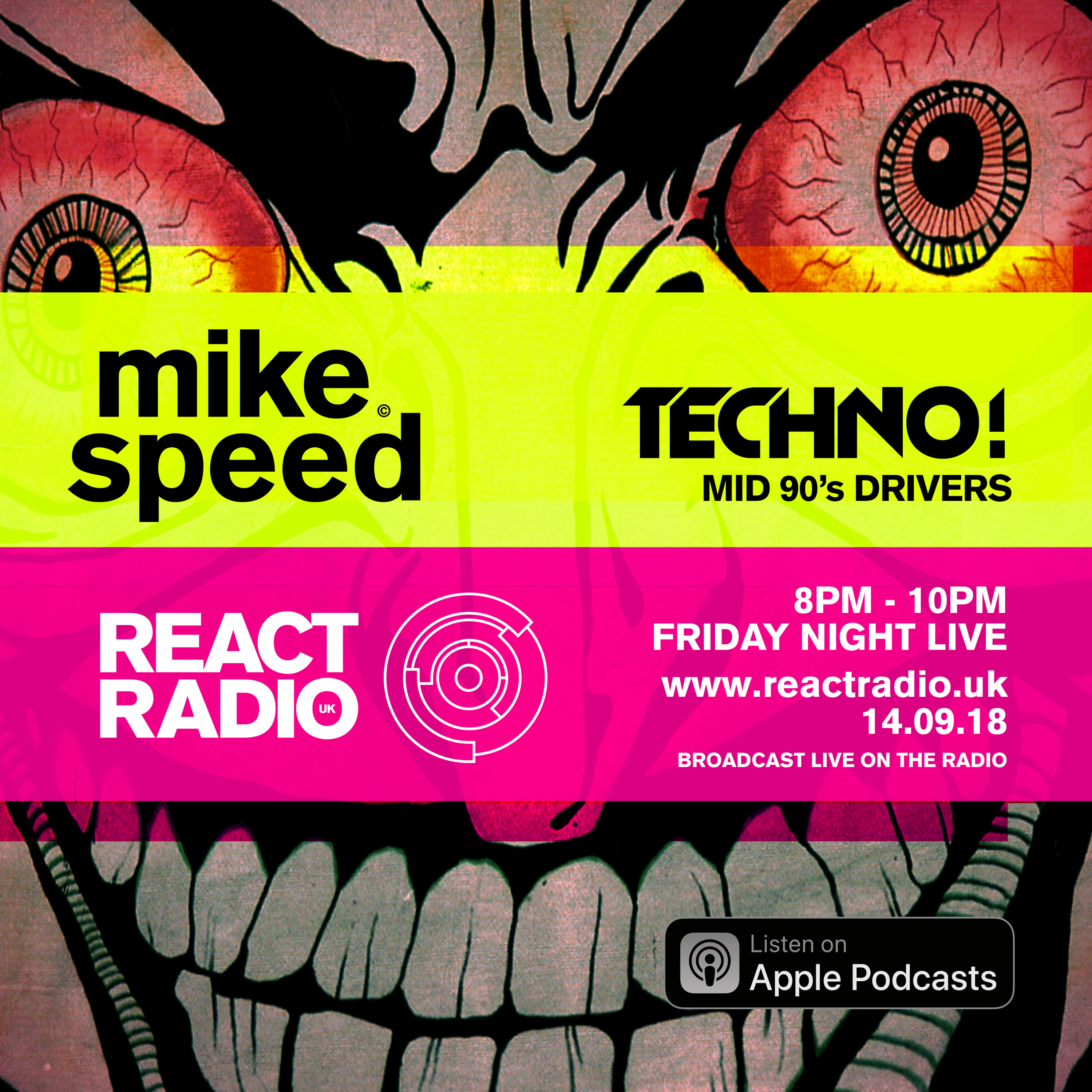 Mike Speed | React Radio UK Show | www.reactradio.uk | Underground & Oldskool Beats