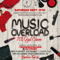 MUSIC OVERLOAD LIVE AUDIO W/ TEAMFIDIGYALDEM (MANNY X KEV X SHELLZ X CRUSH)