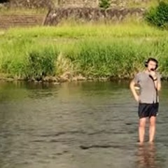 THIS MAN FLEW TO JAPAN TO SING ABBA IN A BIG COLD RIVER