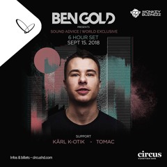Tomac - Live @ Circus with Ben Gold (Montreal, 2018-09-15)