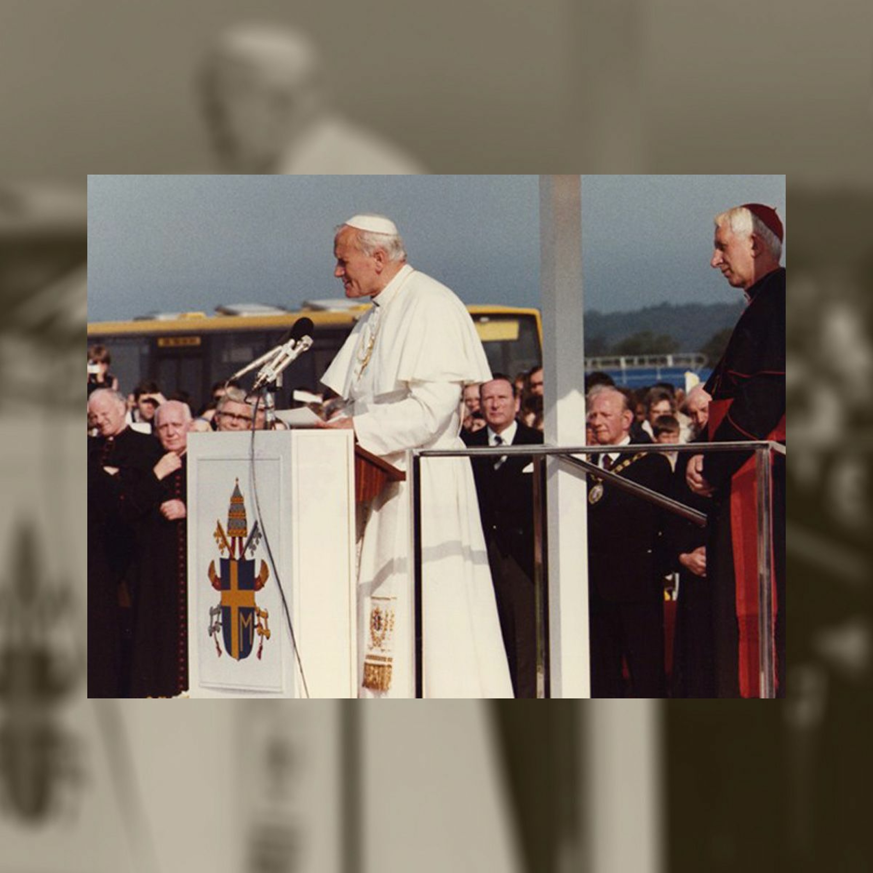 Pope John Paul II's arrival speech at Gatwick Airport episode artwork