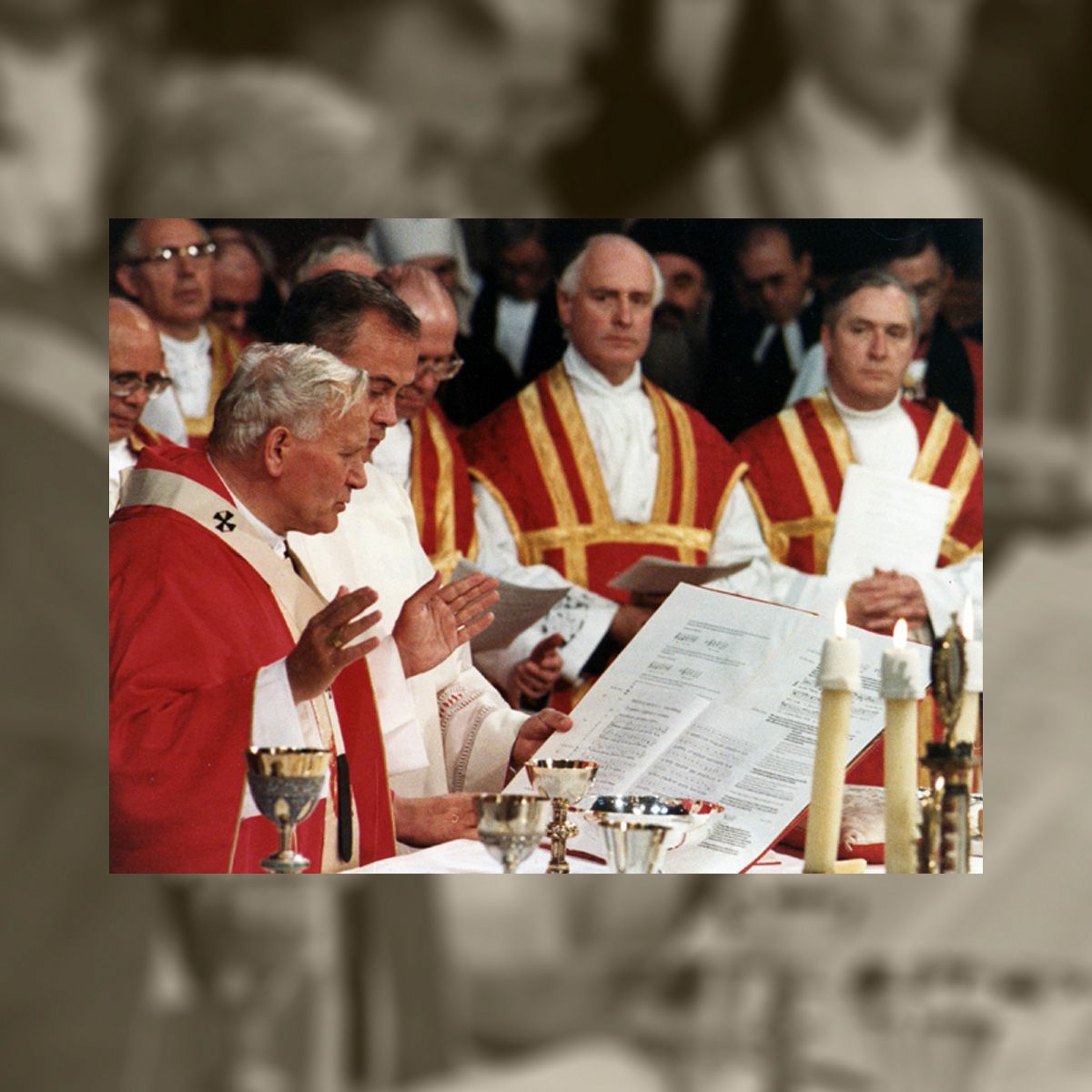 Papal Mass Scripture reading in Westminster Cathedral in 1982 episode artwork