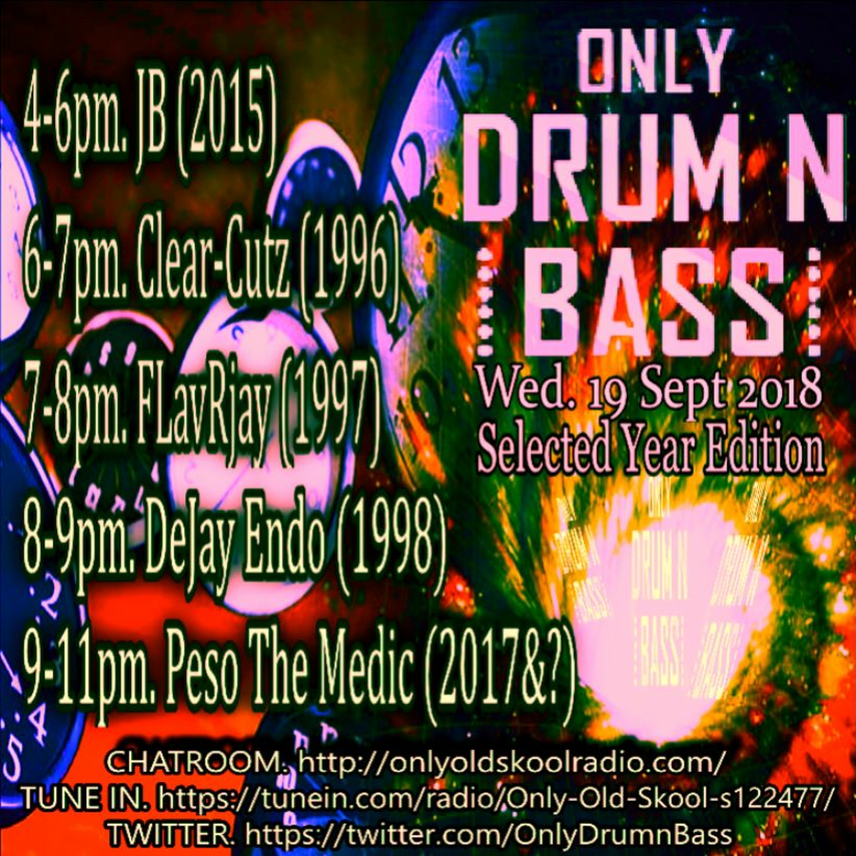 Only Drum'n'Bass Year Edition on OOS Radio 19-Sept-2018 episode artwork