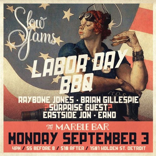 Slow Jams Vol.504 - Raybone Jones - All Vinyl DJ Set - Slow Jams Labor Day BBQ - 9.3.18