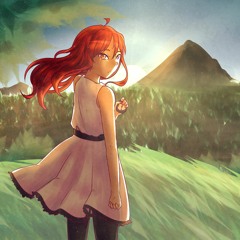 赤い髪の少女