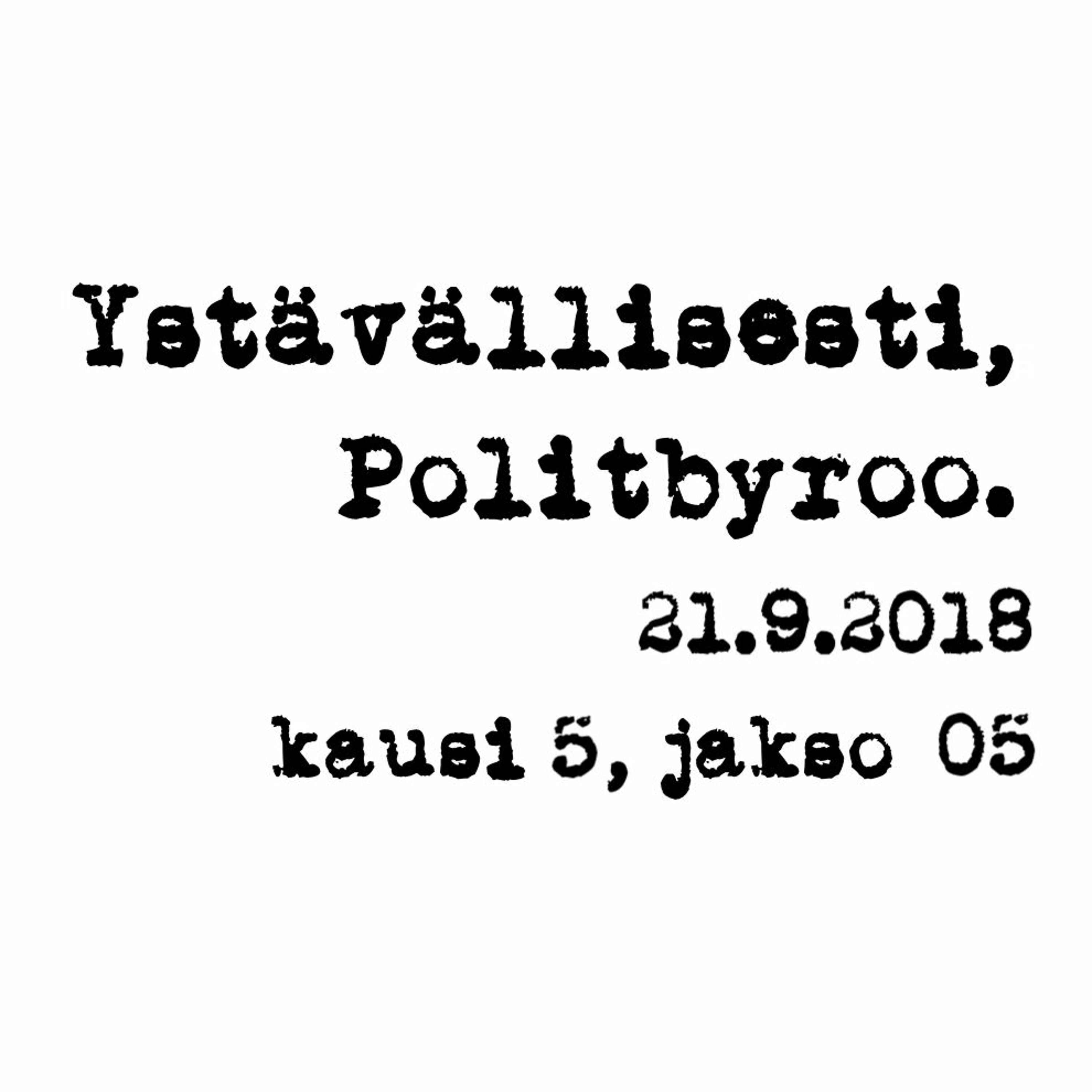 Soinin luottamus, viimeiset niitit ja Toivolan kiirastuli - 21.9.2018 episode artwork