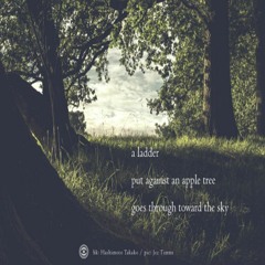 A Ladder Put Against An Apple Tree Goes Through Toward The Sky (Naviarhaiku 246)