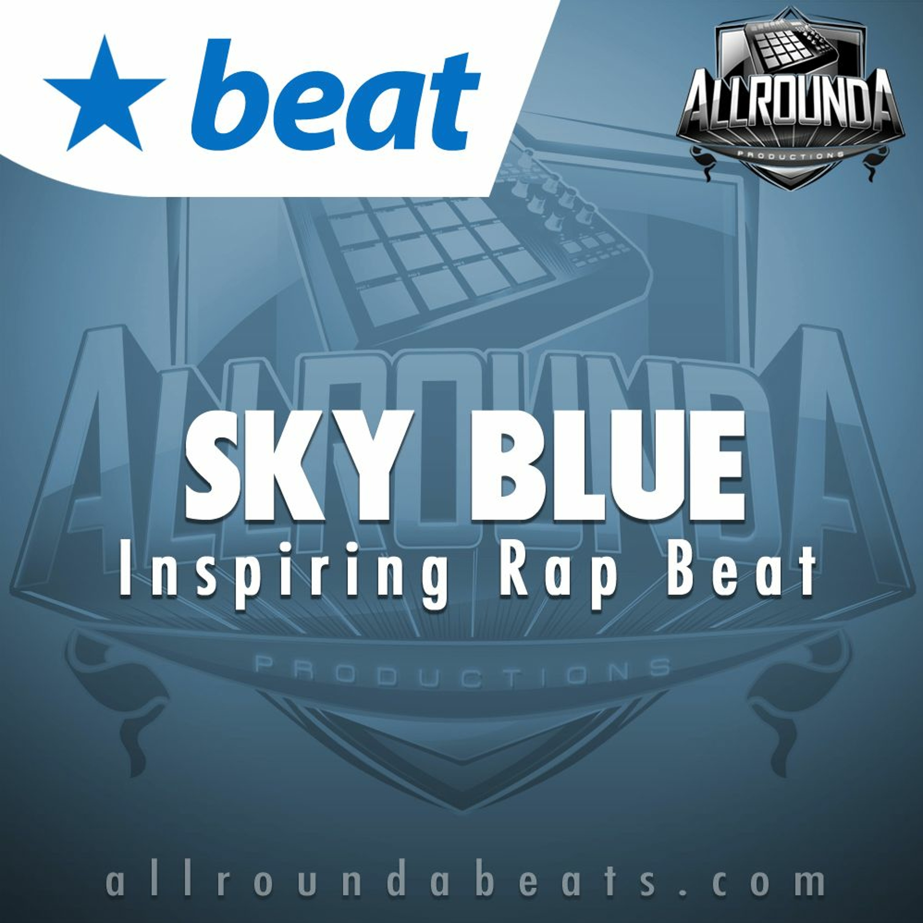 Instrumental - SKY BLUE - (Inspiring Rap Beat by Allrounda) episode artwork