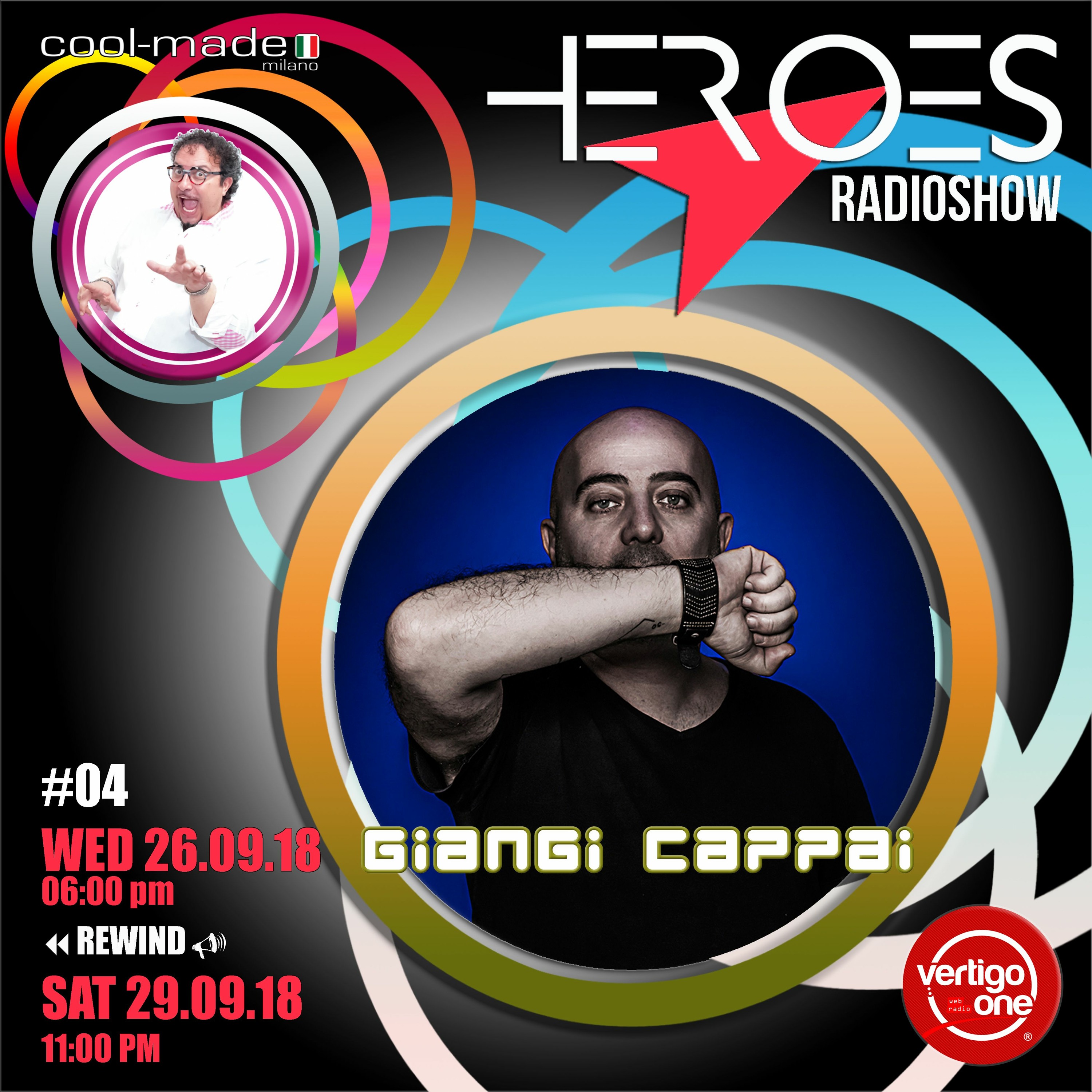 #04/2018-19> HEROES RadioShow - Special Guest GIANGI CAPPAI episode artwork