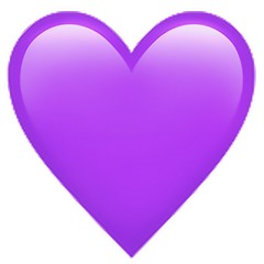 Purple Heart Emoji