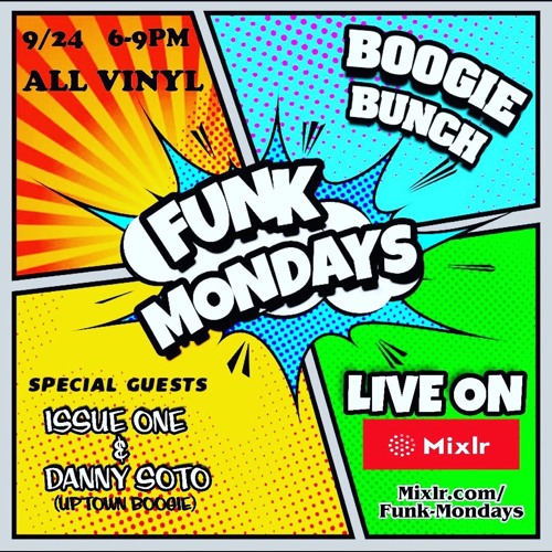 FUNKMONDAYS - UPTOWNBOOGIEXBOOGIEBUNCH9-24-18